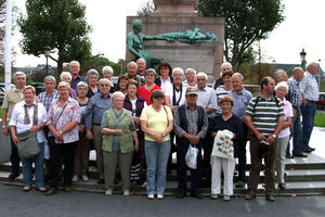 Teilnehmerfoto der 'ATS-Reisegruppe' in Lüttich